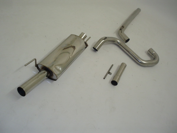 FMS Edelstahl Gr. A Rennsport Anlage VW Golf III & Cabrio Bj. 91