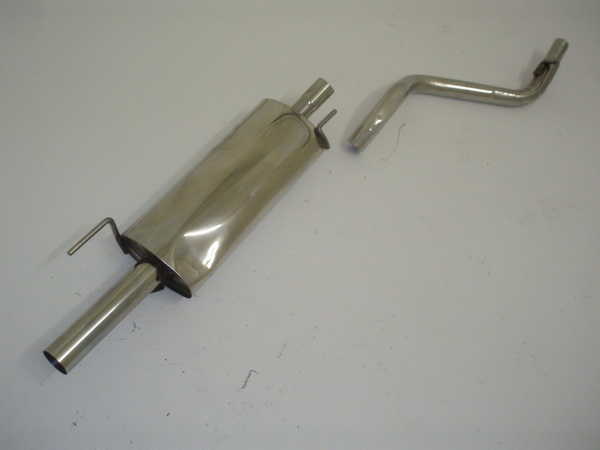FMS Edelstahl Sportauspuff VW Golf III & Cabrio Bj. 91-98 / Golf