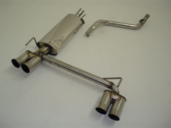 FMS Edelstahl Duplex-Sportauspuff VW Golf III & Cabrio Bj. 91-98
