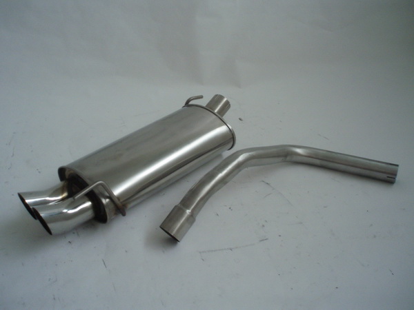 FMS Edelstahl Sportauspuff VW Polo 6N Bj. 94-2001 Schrägheck