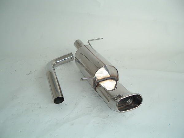 FMS Edelstahl Sportauspuff VW Polo 9N Bj. 2001-04/2005 Schräghec