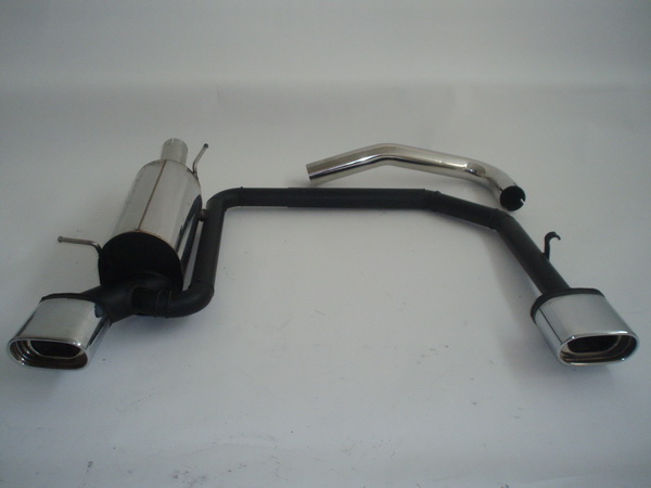 FMS Edelstahl Duplex-Sportauspuff VW Polo 9N Bj. 2001-04/2005 Sc