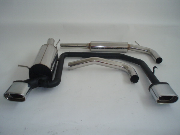 FMS Edelstahl Gr. A Duplex-Anlage VW Polo 9N Bj. 2001-04/2005 Sc