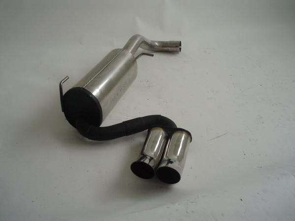 FMS Edelstahl Sportauspuff mittig VW Lupo Bj. 98-2005